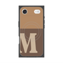 Premium Square Case with MagSafe［ Original - initial two tone - M brown ］