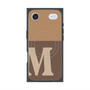 Premium Square Case with MagSafe［ Original - initial two tone - M brown ］
