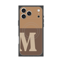 Premium Square Case with MagSafe［ Original - initial two tone - M brown ］