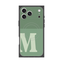 Premium Square Case with MagSafe［ Original - initial two tone - M green ］