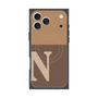 Premium Square Case with MagSafe［ Original - initial two tone - N brown ］