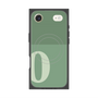 Premium Square Case with MagSafe［ Original - initial two tone - O green ］