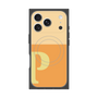 Premium Square Case with MagSafe［ Original - initial two tone - P orange ］