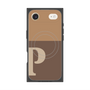 Premium Square Case with MagSafe［ Original - initial two tone - P brown ］