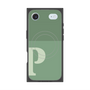 Premium Square Case with MagSafe［ Original - initial two tone - P green ］