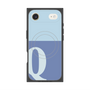 Premium Square Case with MagSafe［ Original - initial two tone - Q blue ］