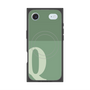 Premium Square Case with MagSafe［ Original - initial two tone - Q green ］
