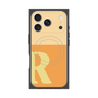 Premium Square Case with MagSafe［ Original - initial two tone - R orange ］