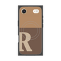 Premium Square Case with MagSafe［ Original - initial two tone - R brown ］