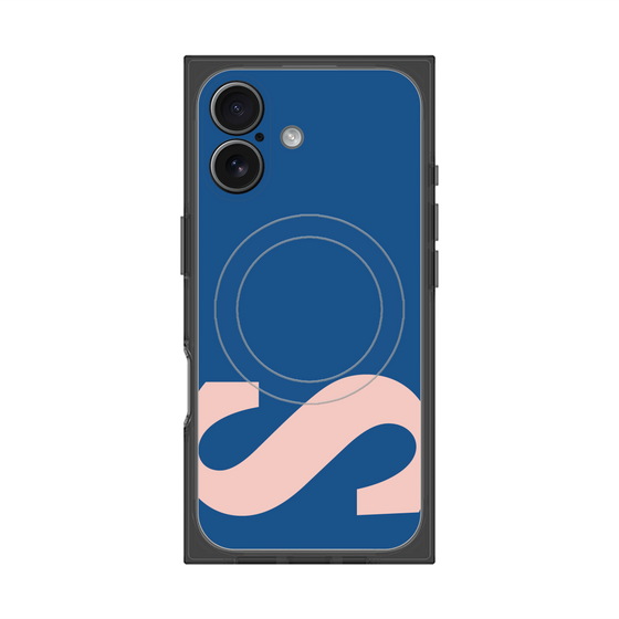 Premium Square Case with MagSafe［ Original - initial color - S navy ］