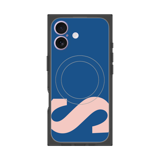 Premium Square Case with MagSafe［ Original - initial color - S navy ］