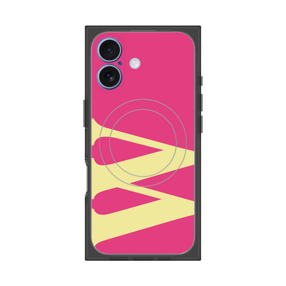 Premium Square Case with MagSafe［ Original - initial color - W pink ］