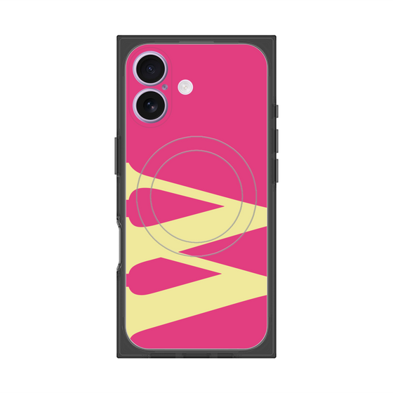 Premium Square Case with MagSafe［ Original - initial color - W pink ］