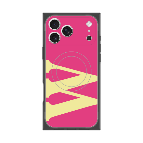 Premium Square Case with MagSafe［ Original - initial color - W pink ］