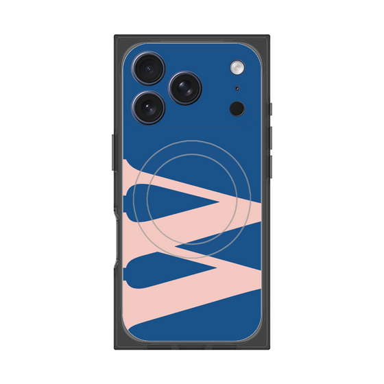 Premium Square Case with MagSafe［ Original - initial color - W navy ］