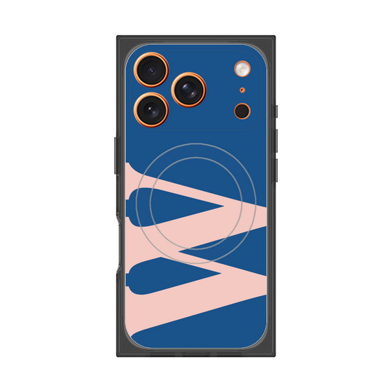 Premium Square Case with MagSafe［ Original - initial color - W navy ］