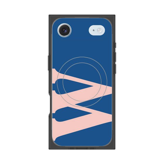 Premium Square Case with MagSafe［ Original - initial color - W navy ］