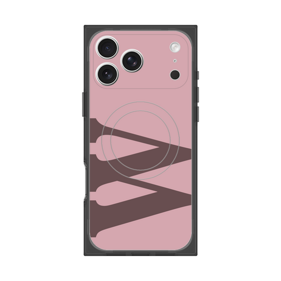 Premium Square Case with MagSafe［ Original - initial color - W dusty pink ］