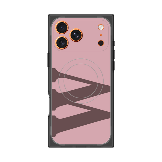 Premium Square Case with MagSafe［ Original - initial color - W dusty pink ］