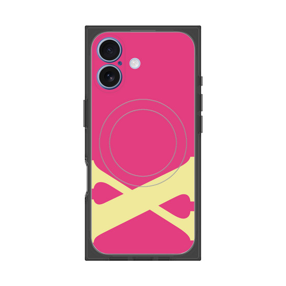 Premium Square Case with MagSafe［ Original - initial color - X pink ］