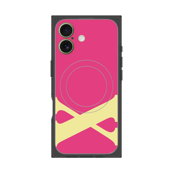 Premium Square Case with MagSafe［ Original - initial color - X pink ］