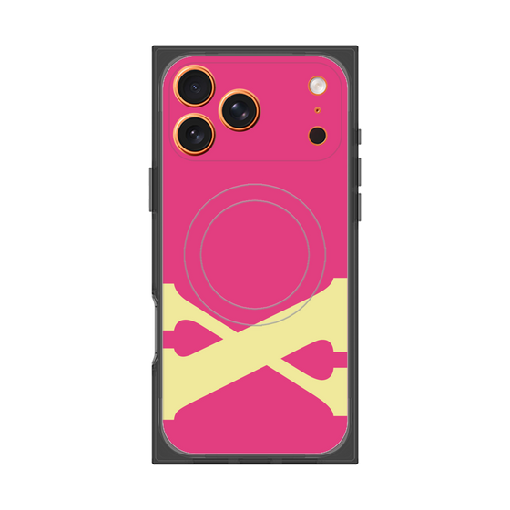 Premium Square Case with MagSafe［ Original - initial color - X pink ］