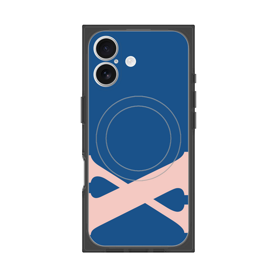 Premium Square Case with MagSafe［ Original - initial color - X navy ］