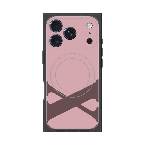 Premium Square Case with MagSafe［ Original - initial color - X dusty pink ］