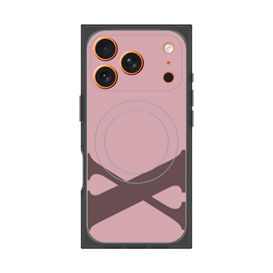 Premium Square Case with MagSafe［ Original - initial color - X dusty pink ］