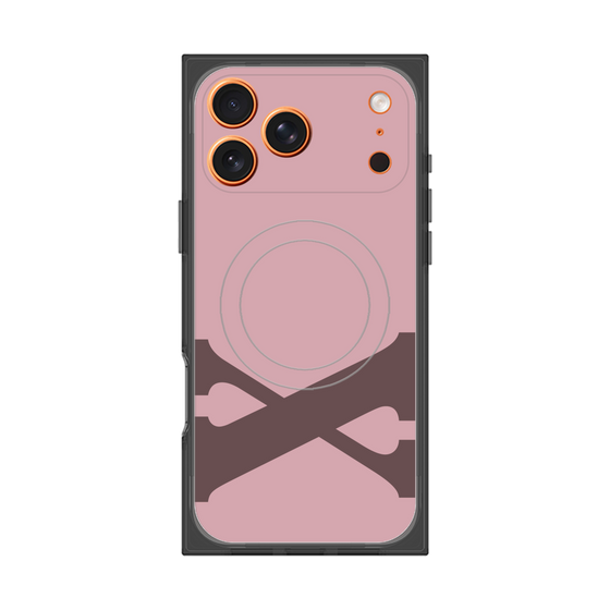 Premium Square Case with MagSafe［ Original - initial color - X dusty pink ］