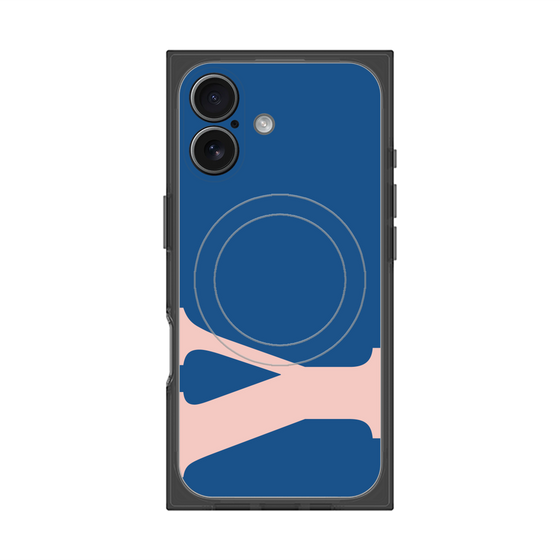 Premium Square Case with MagSafe［ Original - initial color - Y navy ］