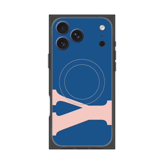 Premium Square Case with MagSafe［ Original - initial color - Y navy ］