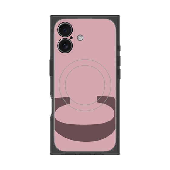 Premium Square Case with MagSafe［ Original - initial color - C dusty pink ］