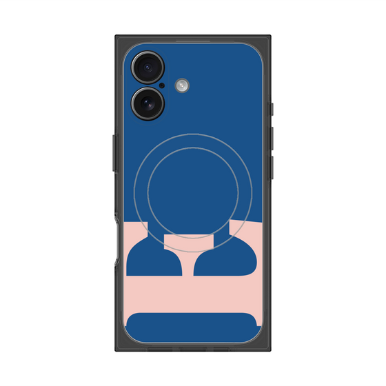 Premium Square Case with MagSafe［ Original - initial color - E navy ］