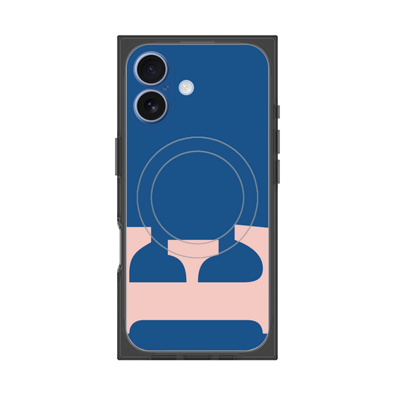 Premium Square Case with MagSafe［ Original - initial color - E navy ］