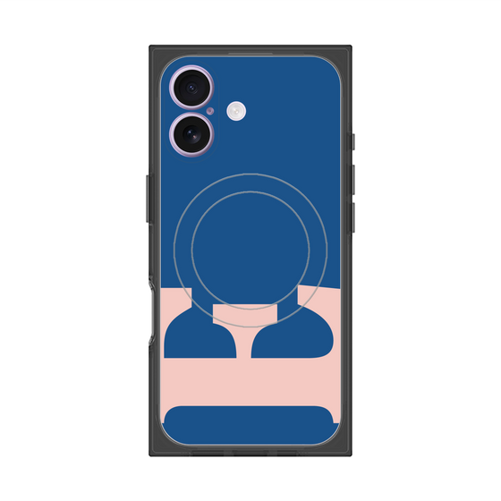 Premium Square Case with MagSafe［ Original - initial color - E navy ］