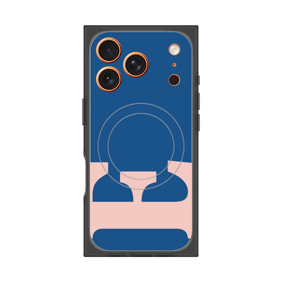 Premium Square Case with MagSafe［ Original - initial color - E navy ］