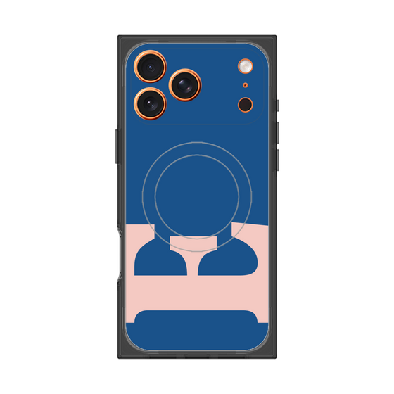 Premium Square Case with MagSafe［ Original - initial color - E navy ］