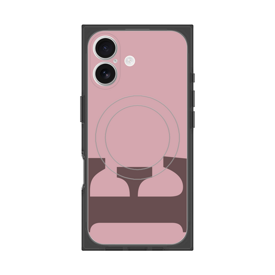 Premium Square Case with MagSafe［ Original - initial color - E dusty pink ］