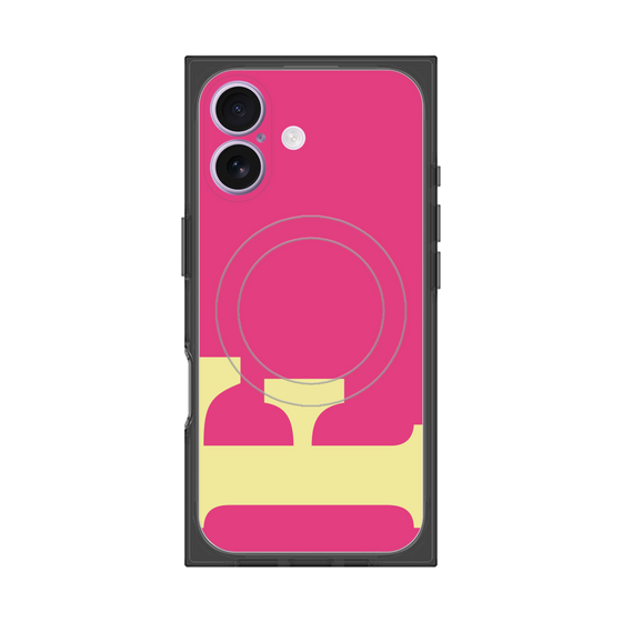 Premium Square Case with MagSafe［ Original - initial color - F pink ］