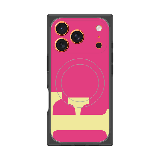 Premium Square Case with MagSafe［ Original - initial color - F pink ］