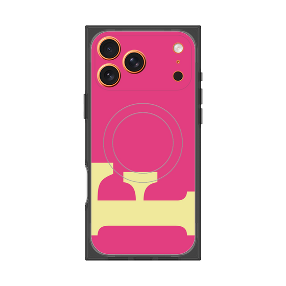 Premium Square Case with MagSafe［ Original - initial color - F pink ］
