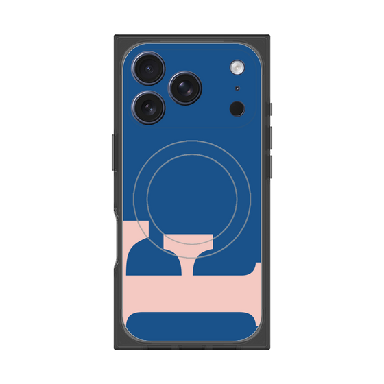 Premium Square Case with MagSafe［ Original - initial color - F navy ］