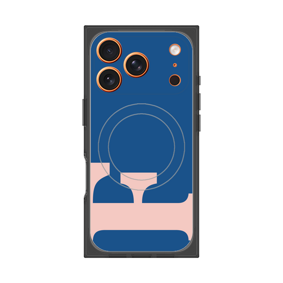 Premium Square Case with MagSafe［ Original - initial color - F navy ］