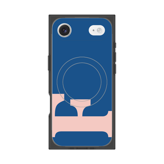 Premium Square Case with MagSafe［ Original - initial color - F navy ］