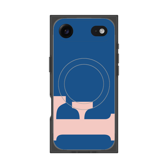 Premium Square Case with MagSafe［ Original - initial color - F navy ］