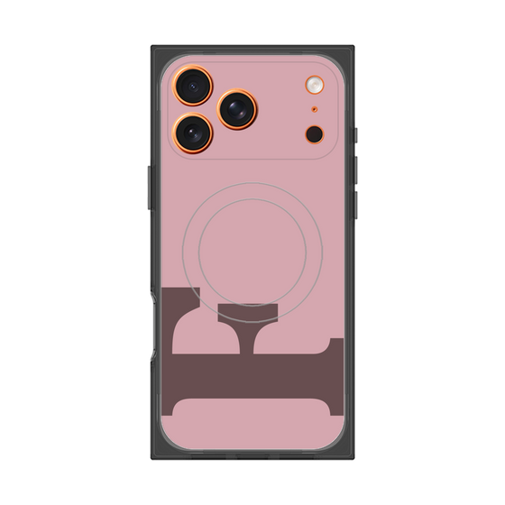 Premium Square Case with MagSafe［ Original - initial color - F dusty pink ］