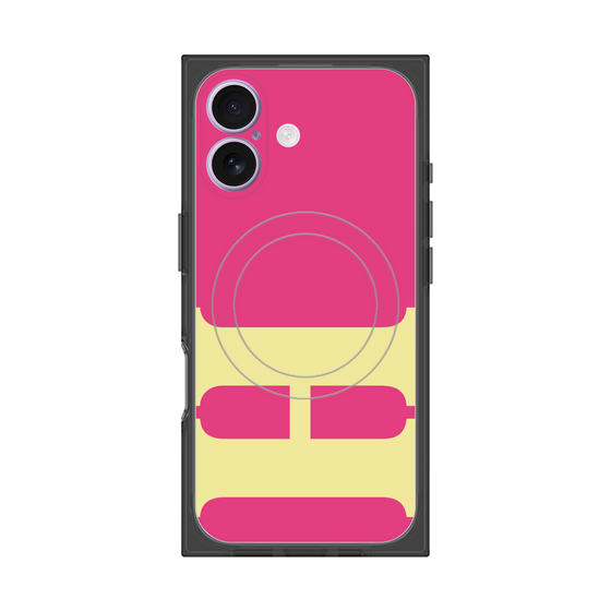 Premium Square Case with MagSafe［ Original - initial color - H pink ］