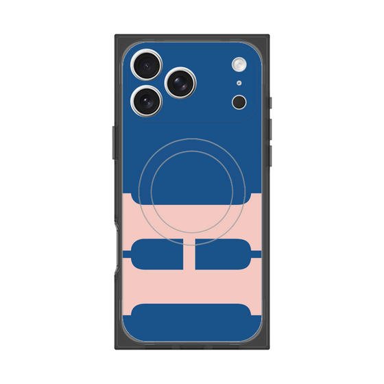 Premium Square Case with MagSafe［ Original - initial color - H navy ］