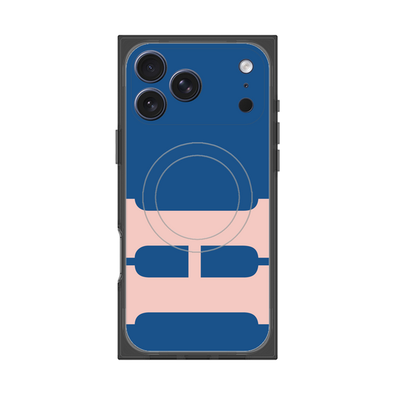 Premium Square Case with MagSafe［ Original - initial color - H navy ］